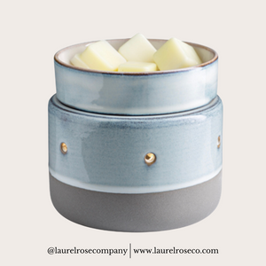 Glazed Concrete 2-In-1 Deluxe Warmer