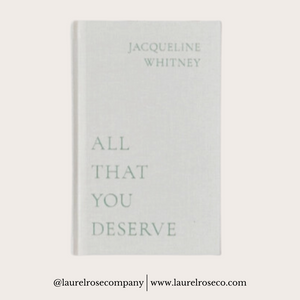 All That You Deserve - book